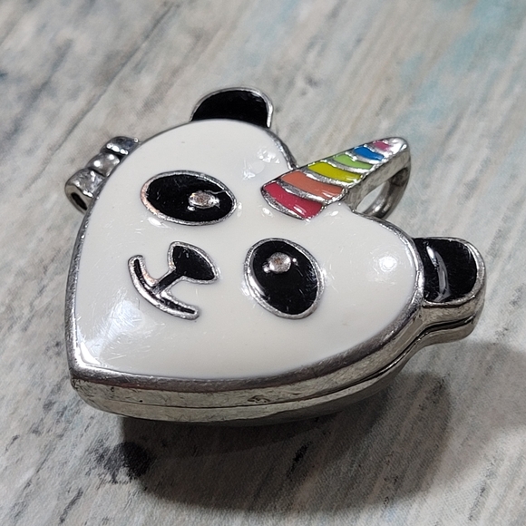 Panda Unicorn Locket Pendant. - Picture 6 of 7